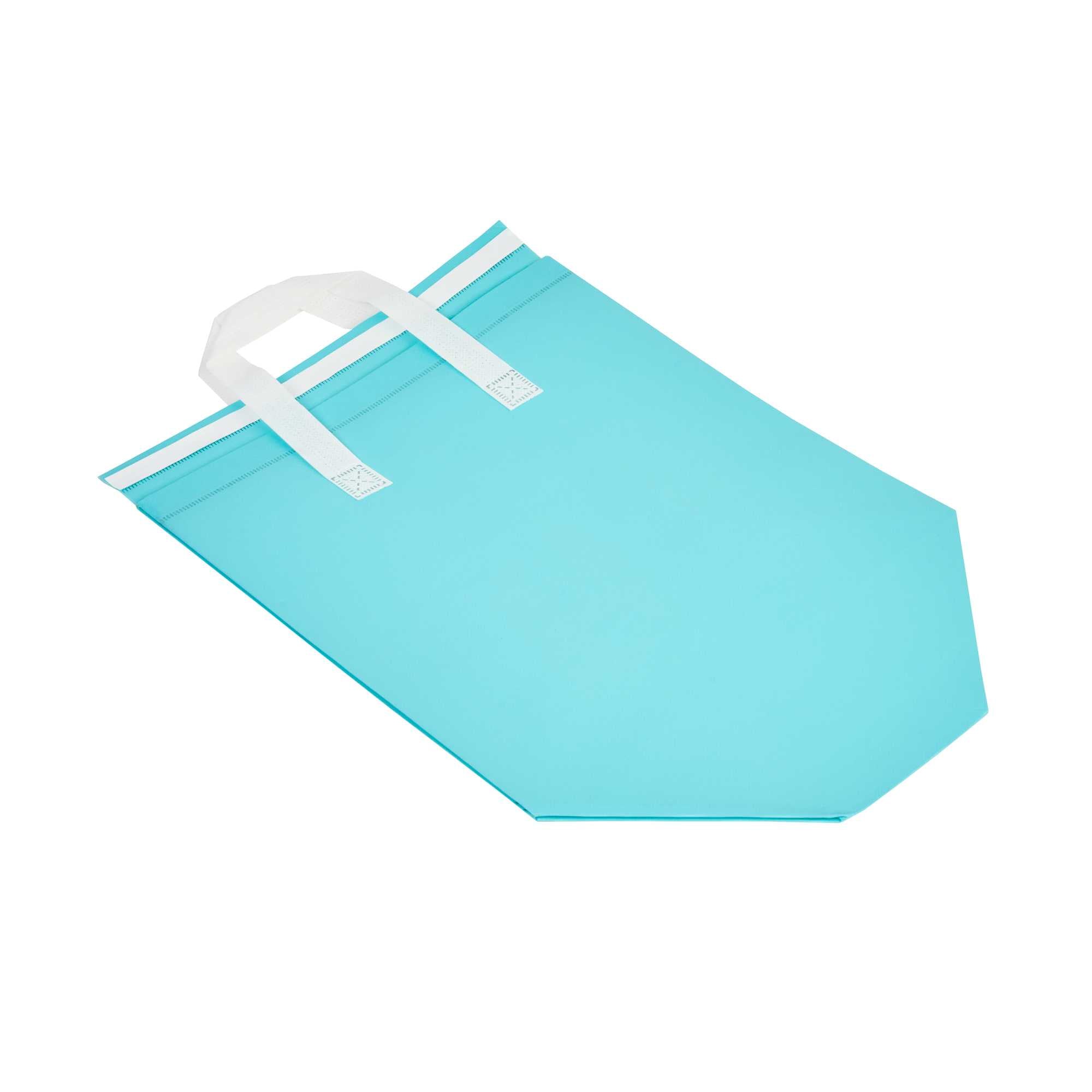 Bag Tek Teal Insulated Take Out Bag - Tamper-Evident - 11 3/4" x 7 3/4" x 12 1/2" - 200 count box