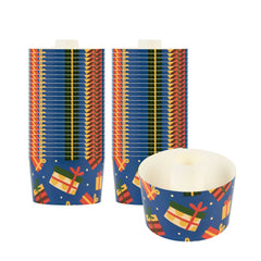 Panificio 53 oz Paper Baking Ring Mold - Christmas, Greaseproof - 5 3/4