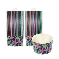 Panificio 38 oz Paper Baking Ring Mold - Trippy Leaf Print, Greaseproof - 5