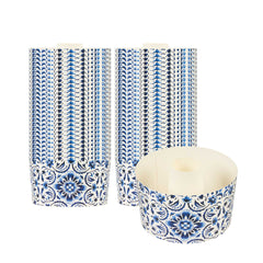 Panificio 22 oz Paper Baking Ring Mold - Floral, Greaseproof - 4 1/2