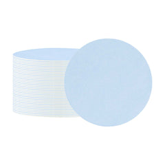 Bar Lux Round Blue Paper Coaster - 3 1/2