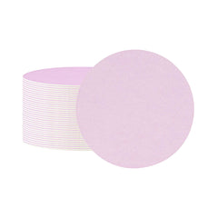 Bar Lux Round Pink Paper Coaster - 3 1/2