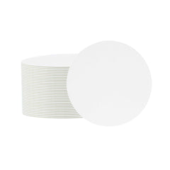 Bar Lux Round White Paper Coaster - 4