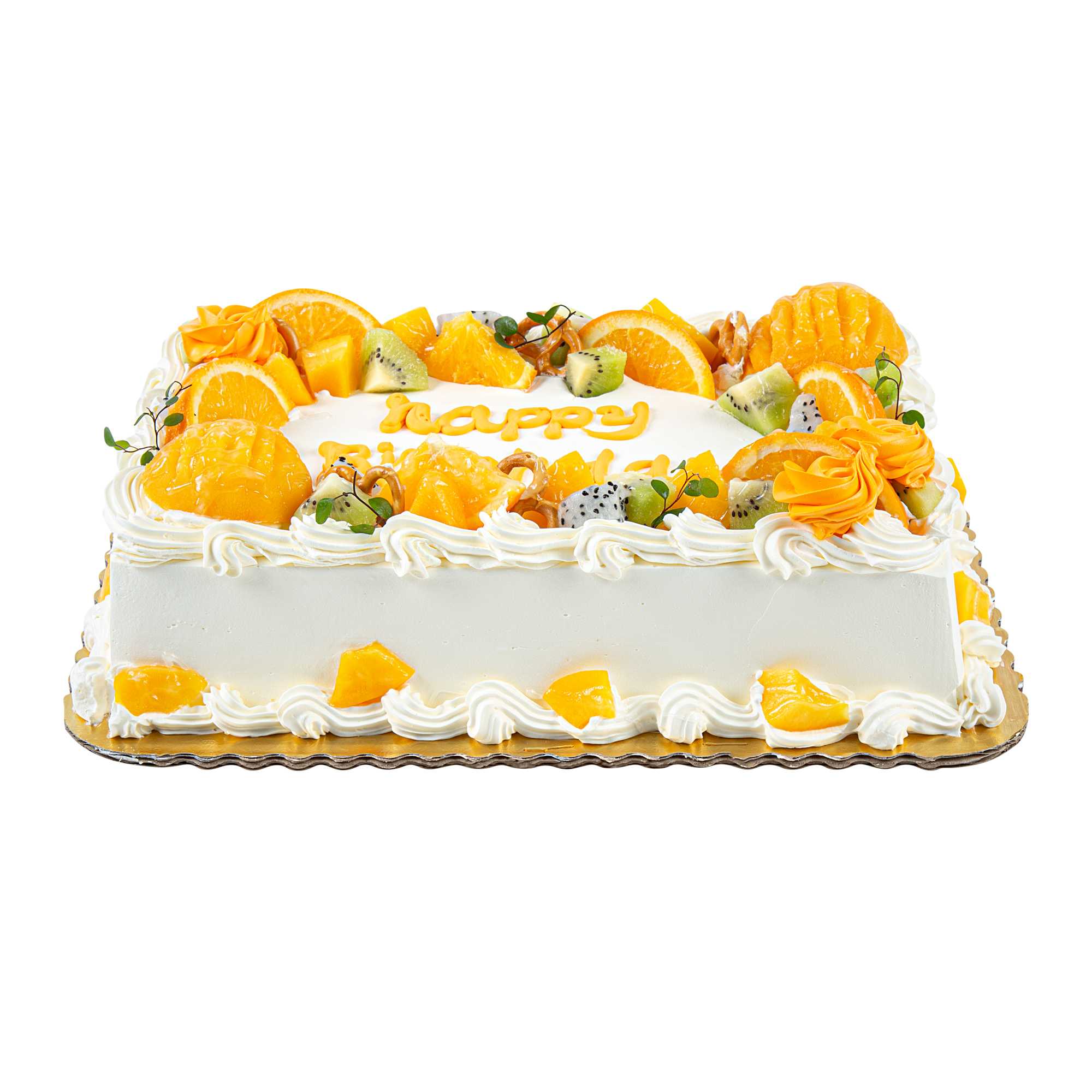 Pastry Tek Rectangle Gold Cake Board - Scalloped Edge - 14" x 10" - 100 count box