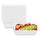 Pulp Safe No PFAS Added 22 oz Rectangle White Sugarcane / Bagasse Bowl - Home Compostable - 7" x 5" x 1 3/4" - 25 Count Box