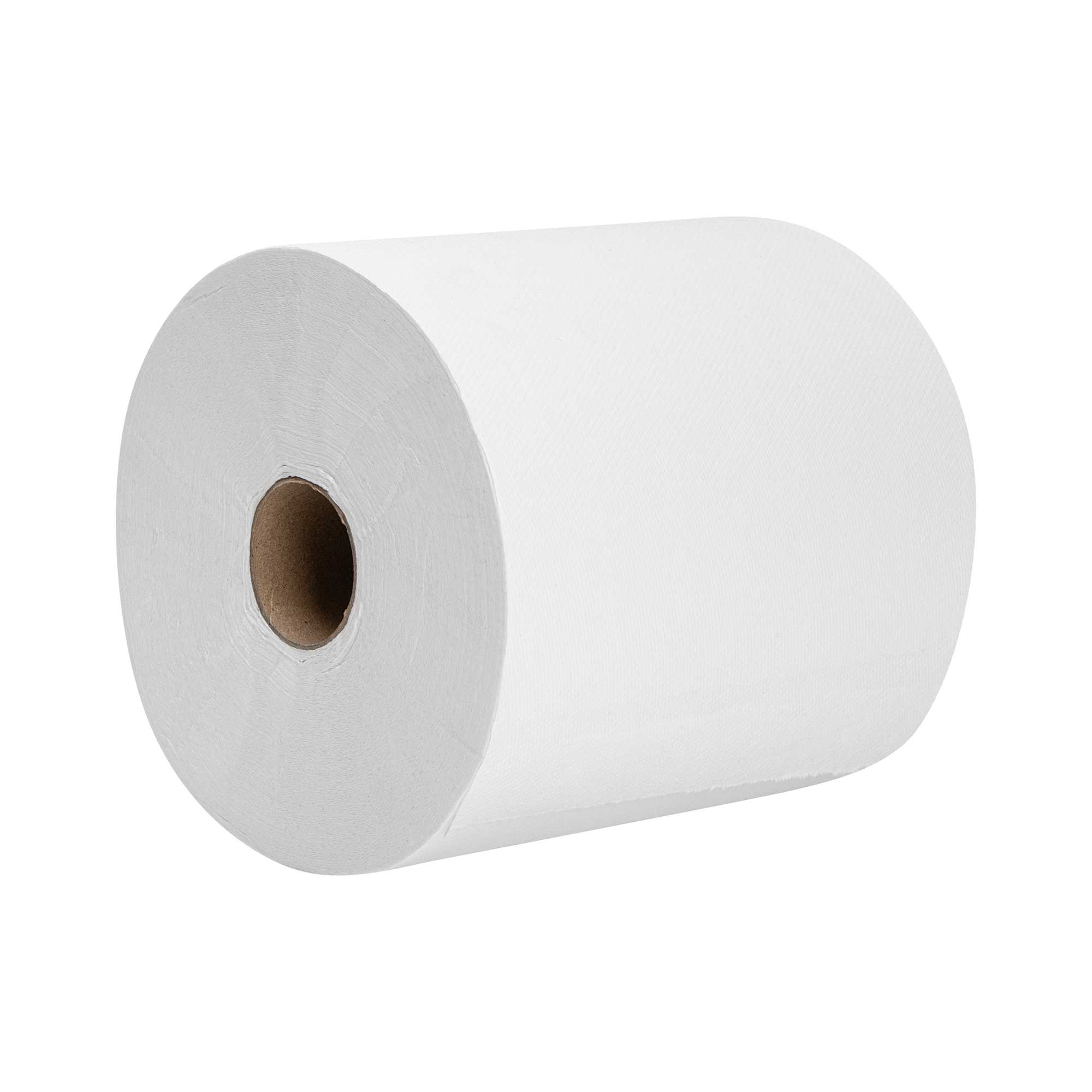 Clean Tek Professional White Hardwound Paper Towel Roll - Aircell, Through-Air-Dry (TAD) - 7 3/4" - 1 count box