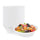 Pulp Safe No PFAS Added 32 oz Round White Sugarcane / Bagasse Bowl - Home Compostable - 8 1/4" x 8 1/4" x 2 1/2" - 100 count box
