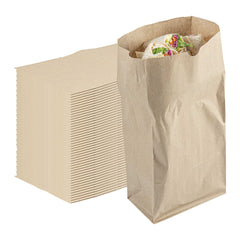 SustainaLite 16 lb Kraft Paper Bag - 7 3/4