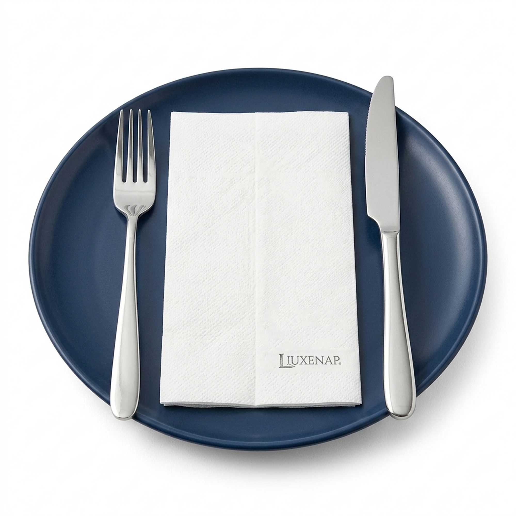 Luxenap White Paper Linen-Feel Dinner Napkin - Air Laid, Kangaroo - 15 3/4" x 9 1/2" - 2000 count box