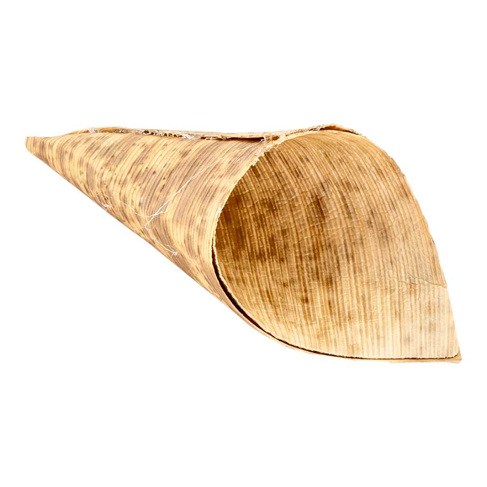 Bambuddha 1 oz Natural Bamboo Mini Cone - 3" x 1 1/4" x 1 1/4" - 2000 count box