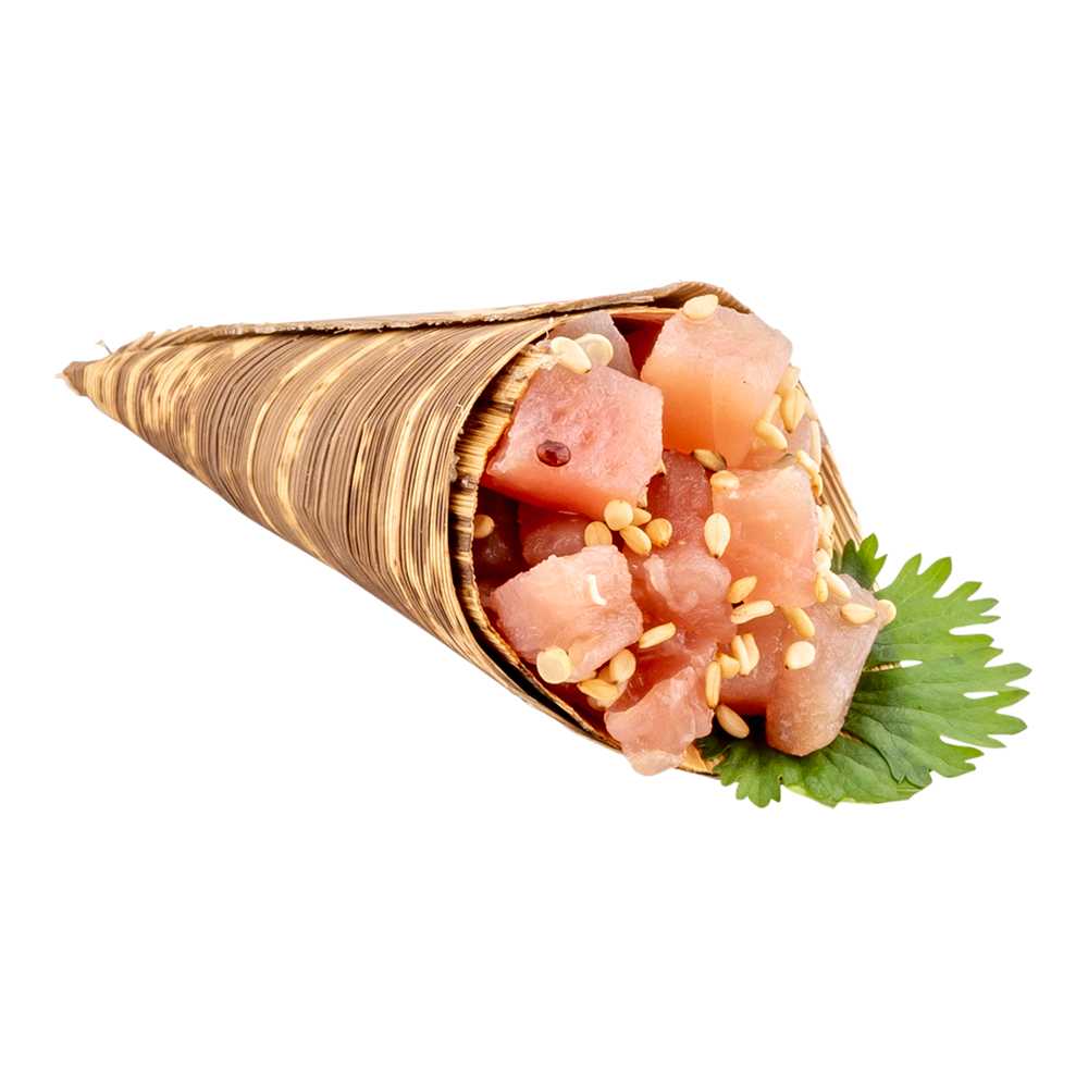Bambuddha 1 oz Natural Bamboo Mini Cone - 3" x 1 1/4" x 1 1/4" - 2000 count box