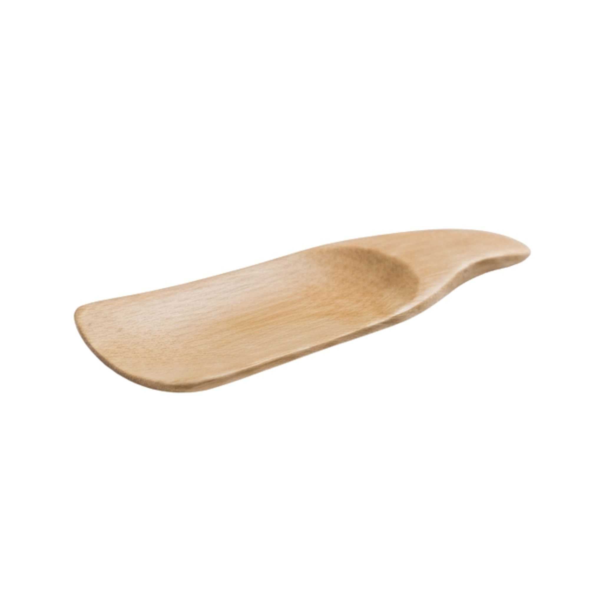 Bambuddha Natural Bamboo Spoon - Carved - 4" x 1 1/2" - 100 count box
