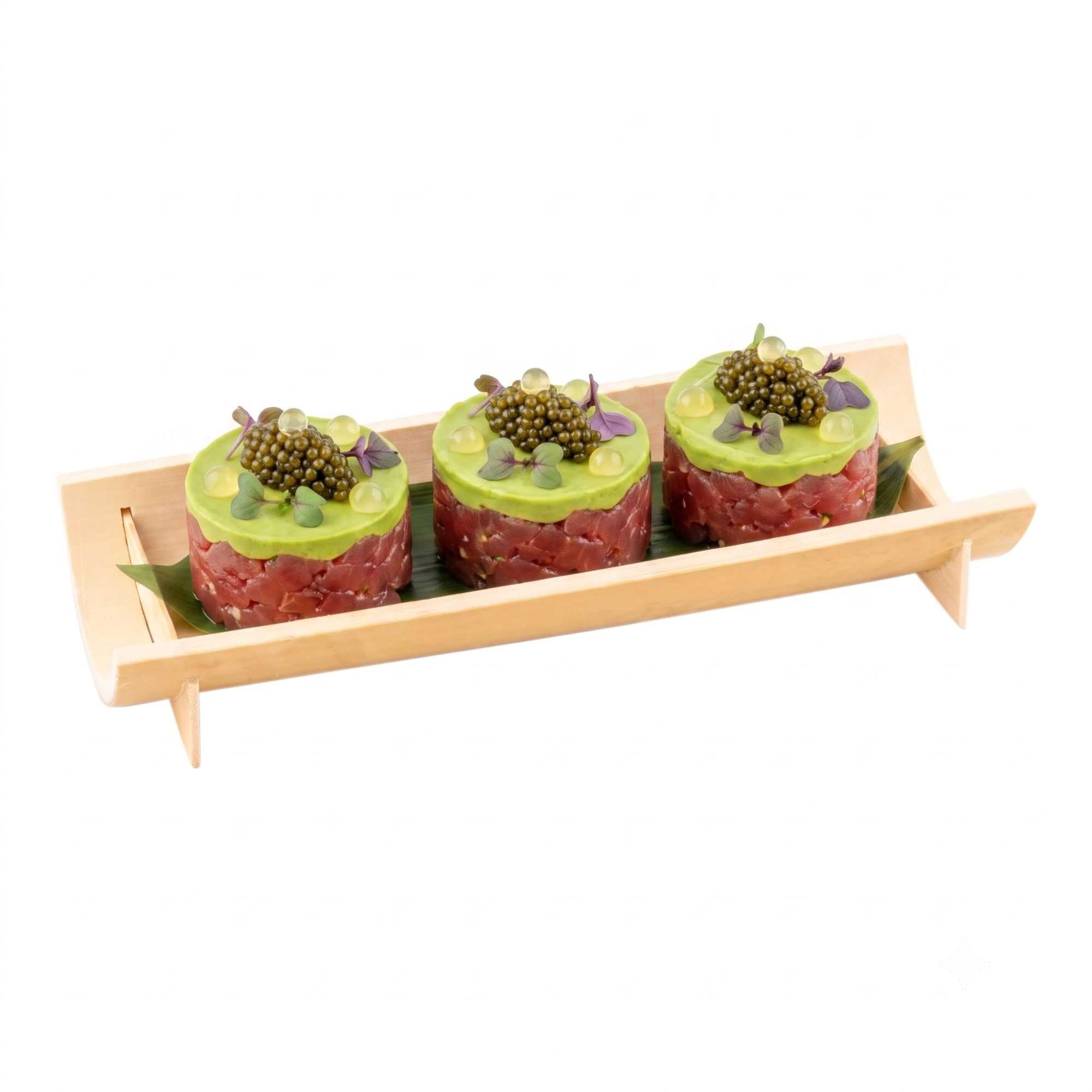 Bambuddha Rectangle Natural Bamboo Large Canoe - 6" x 2 1/4" x 1" - 100 count box
