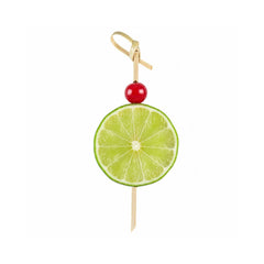 Pixy Natural Bamboo Knotted Pick - 4