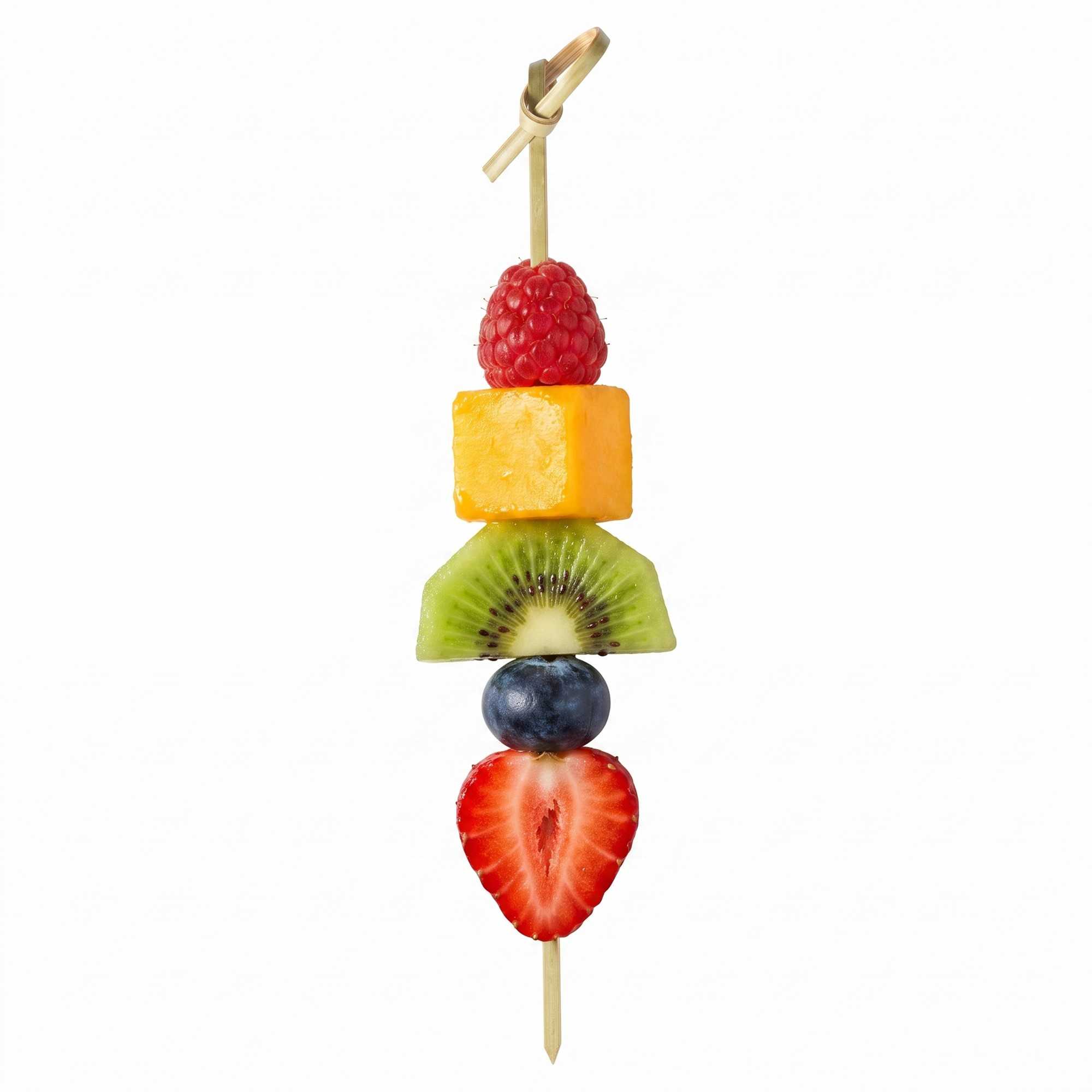 Pixy Natural Bamboo Knotted Skewer - 6" x 1/2" - 1000 count box