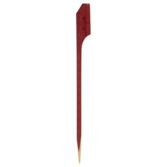 Red Bamboo Paddle Skewer - 4