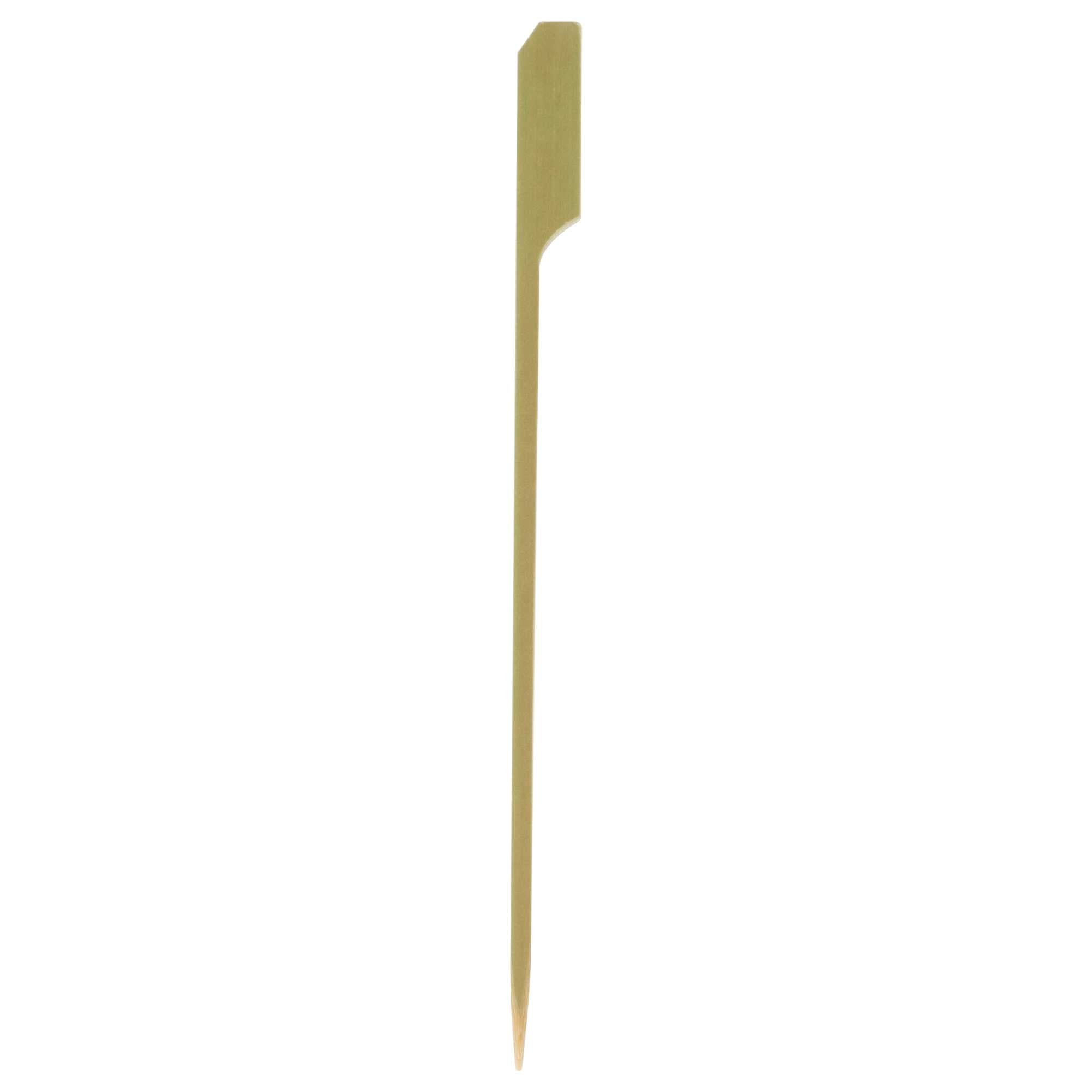 Pixy Natural Bamboo Paddle Skewer - 6" - 100 count box