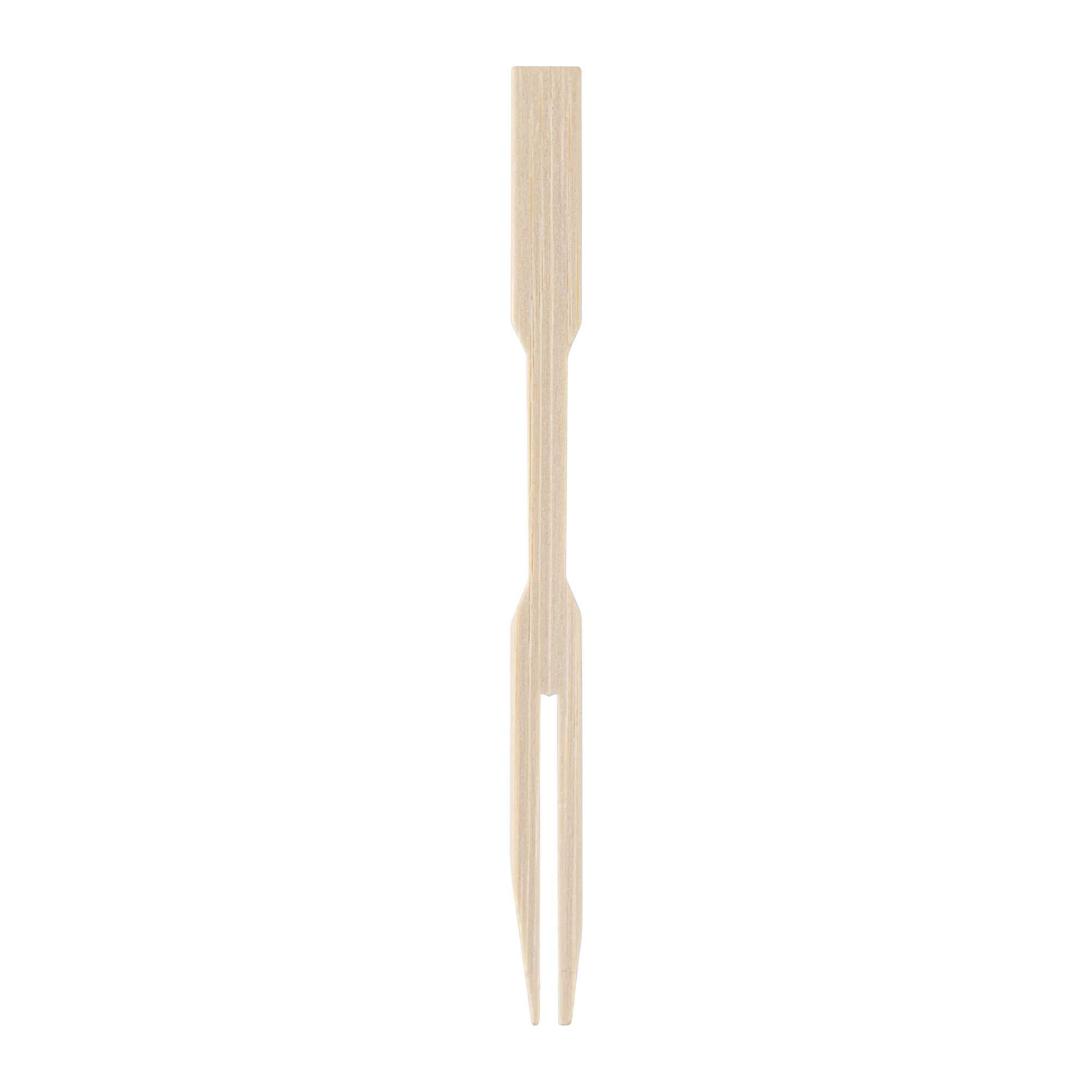 Bambuddha Natural Bamboo Asian Fork - 3 1/2" - 1000 count box