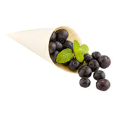 Taipei 4 oz Natural Pinewood Medium Cone - 5" x 2" x 2" - 200 count box