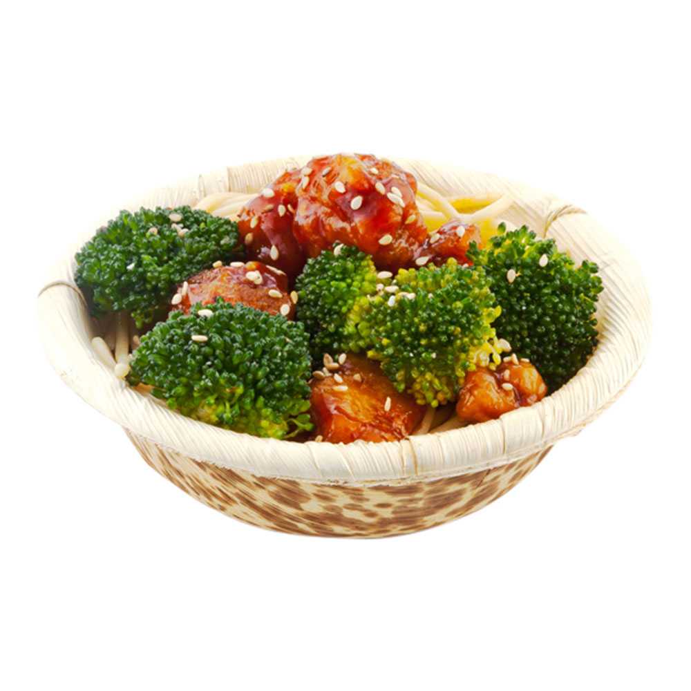 Bambuddha 7 oz Round Natural Bamboo Bowl - 5" x 5" x 1 1/2" - 500 count box