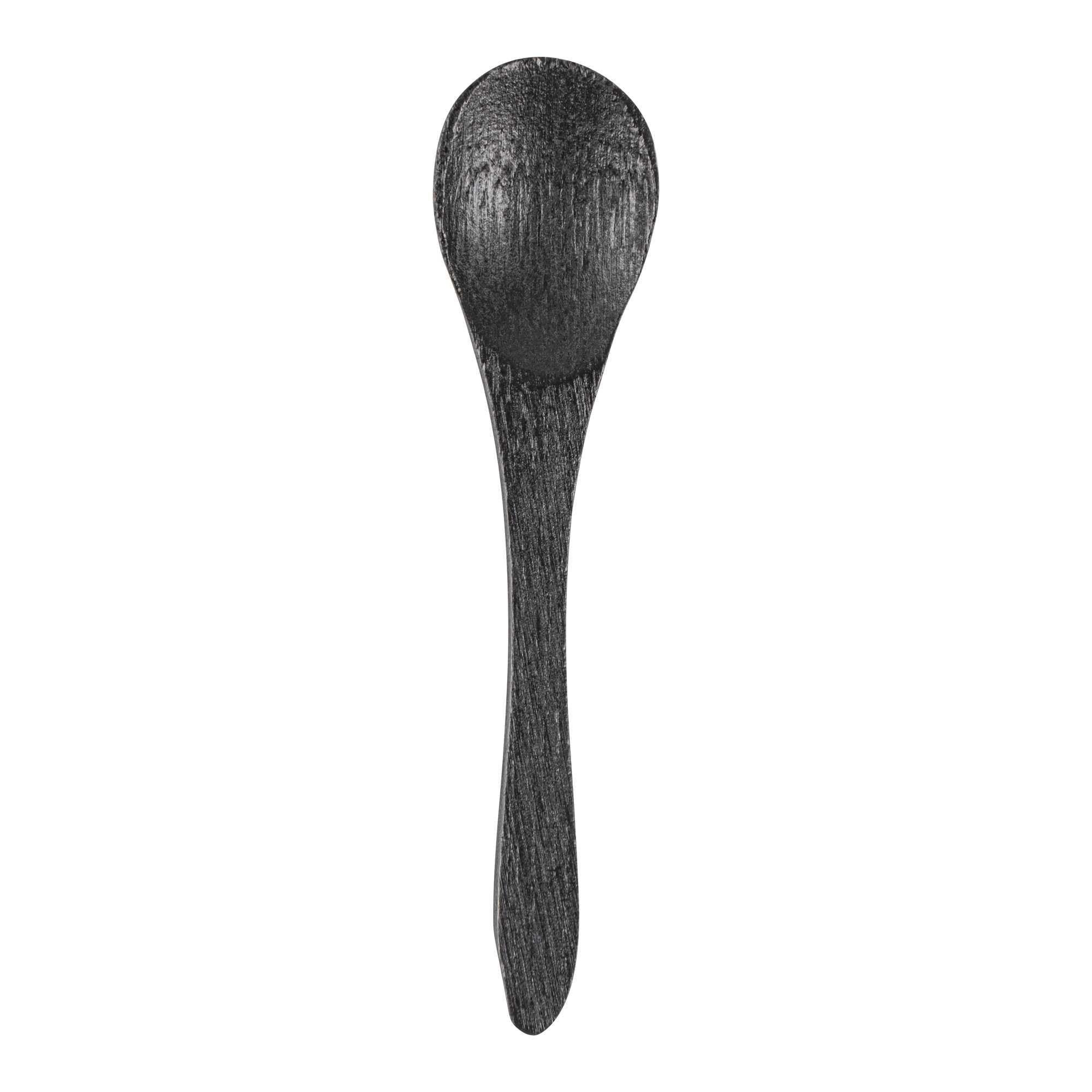 Bambuddha Black Bamboo Mini Spoon - 3 1/2" - 100 count box