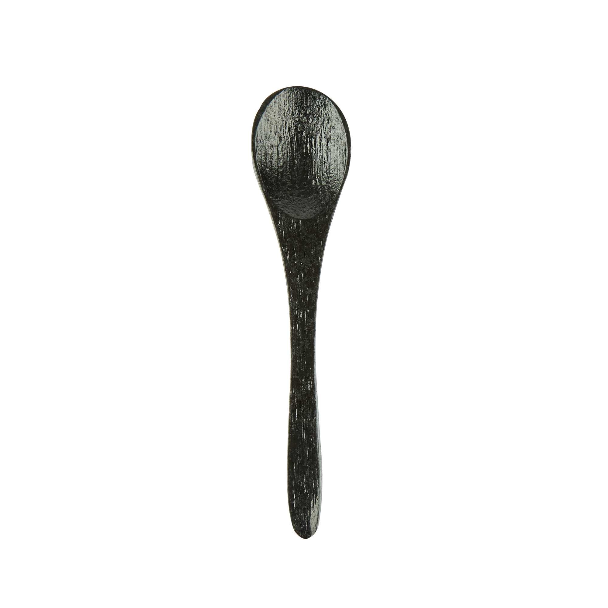 Bambuddha Black Bamboo Mini Spoon - 3 1/2" - 4000 count box