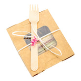 Taipei Natural Wood Fork - 5 1/2" x 1" x 1/2" - 500 count box