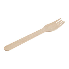 Natural Wood Fork - 6 1/2