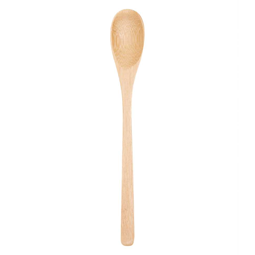 Bambuddha Natural Bamboo Spoon - 8" x 1 1/4" - 1000 count box