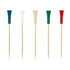 Assorted Bamboo Golf Tee Pick - 4" - 1000 count box