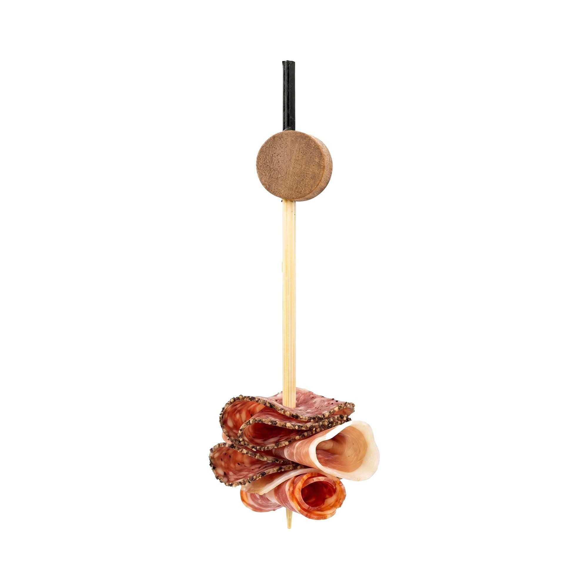 Pixy Munchkin Brown Bamboo Dojo Pick - 2 1/2" - 100 count box