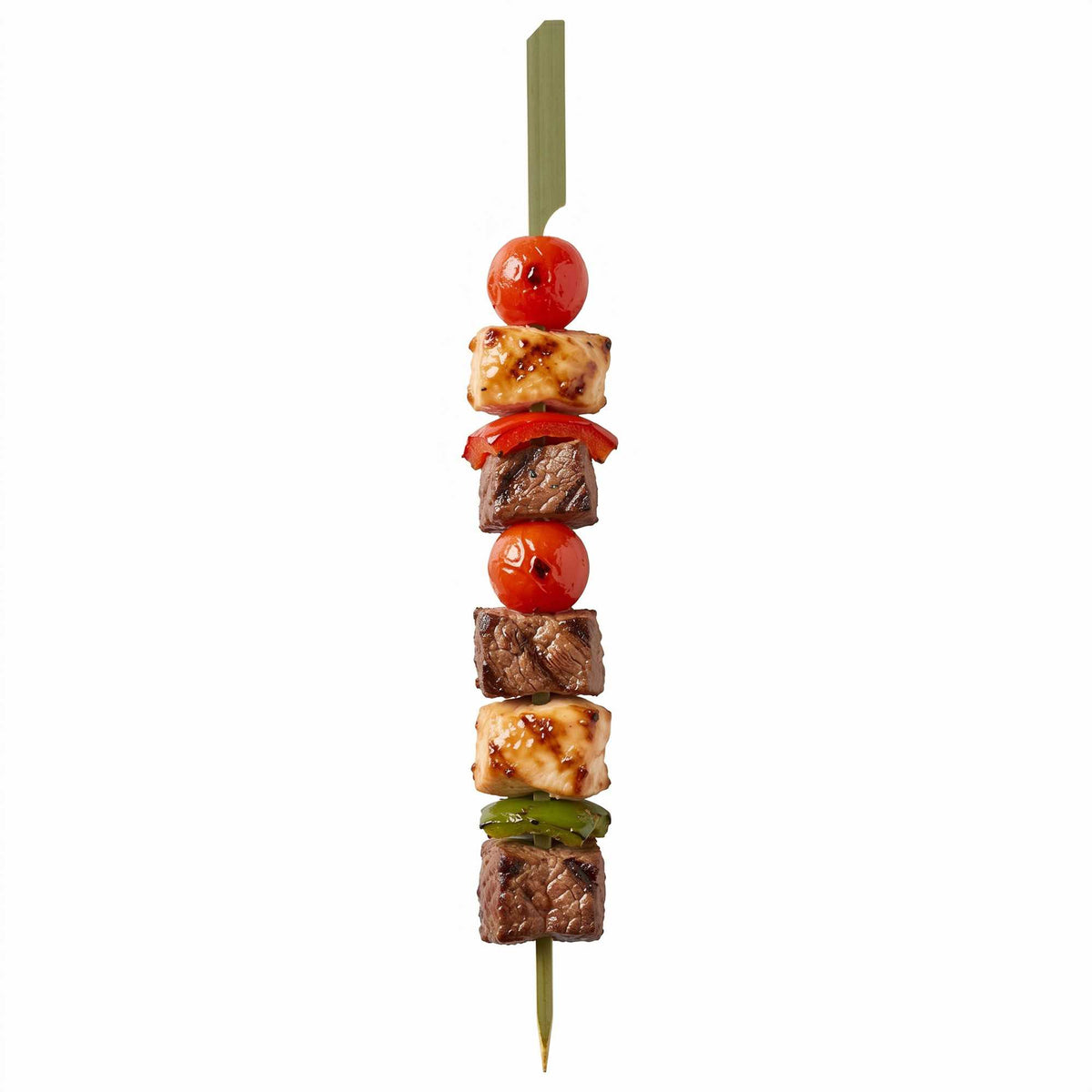 Pixy Natural Bamboo Paddle Grill Skewer - 10" - 1000 count box