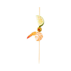 Pixy Robata Sturdy Natural Bamboo Grilling Skewer - 8