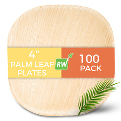 Indo Square Natural Palm Leaf Plate - 4
