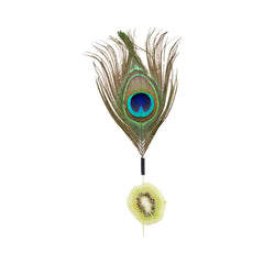 Natural Bamboo Peacock Eye Skewer - 6