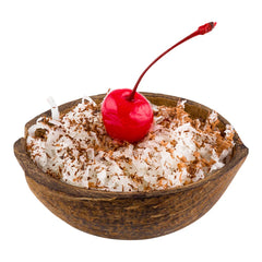 Indo Natural Coconut Shell Bowl - 10 count box