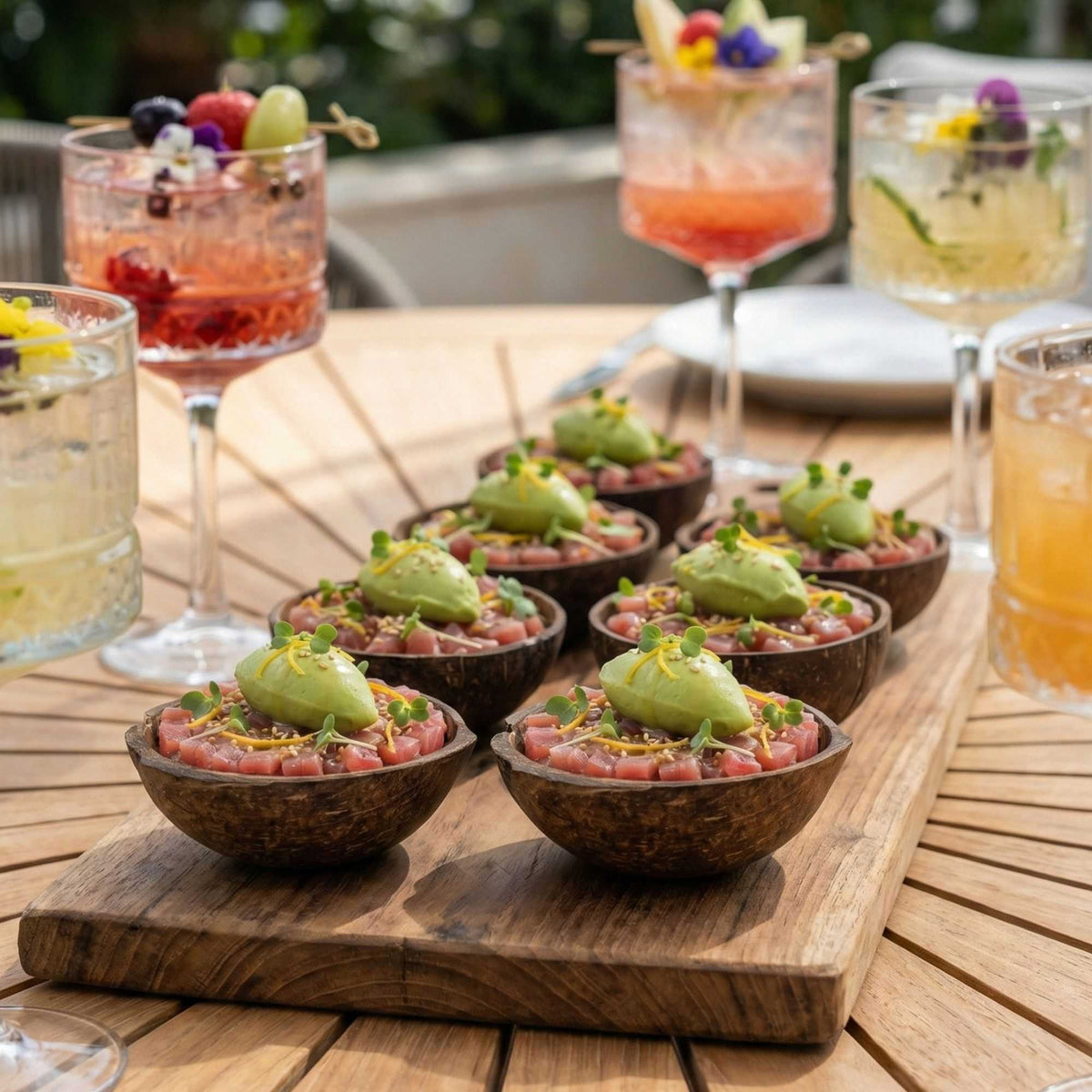 Coco Casa Natural Coconut Shell Bowl - 10 count box
