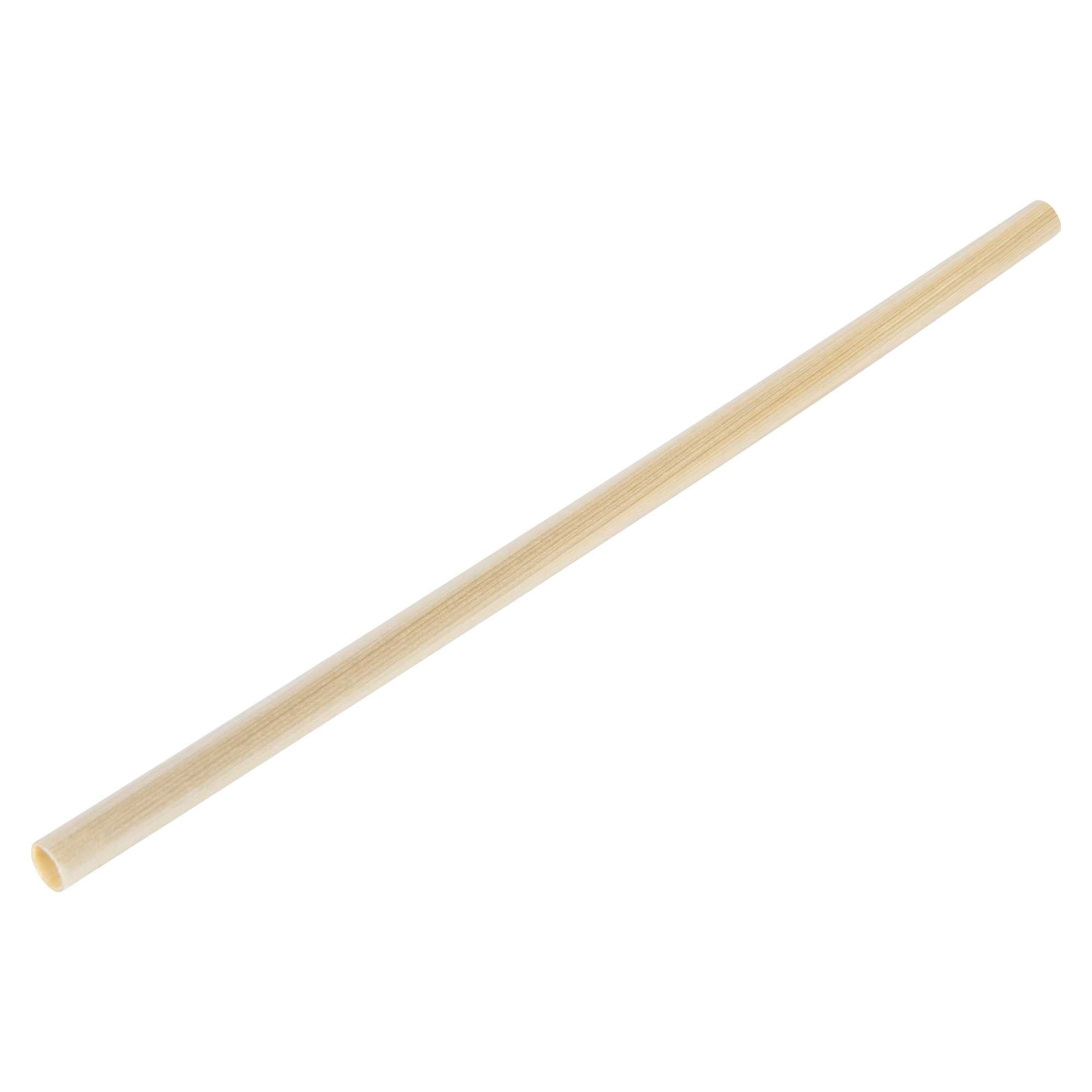 Bev Tek Natural Hay Cocktail Straw - Biodegradable - 5" - 10000 count box