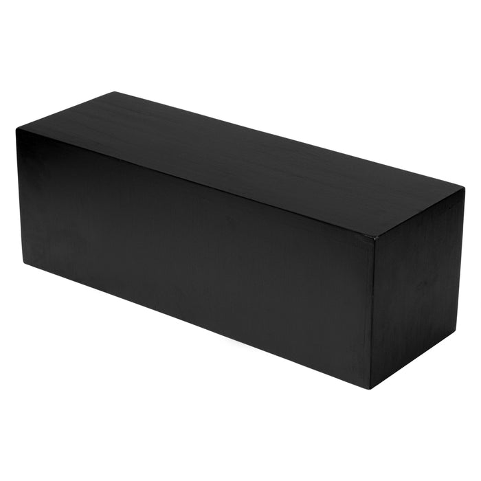 Cater Tek Rectangle Black Bamboo Medium Riser - 20 1/2