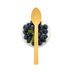 Natural Bamboo Disposable Spoon - 6 3/4
