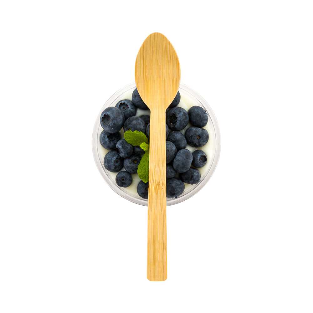 Bambuddha Natural Bamboo Disposable Spoon - 6 3/4" x 1 1/4" x 1/2" - 3000 count box