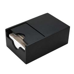 Restpresso Black Bamboo Coffee Cup Sleeve Holder - 9 1/2'' x 6'' x 3.75'' - 12 count box