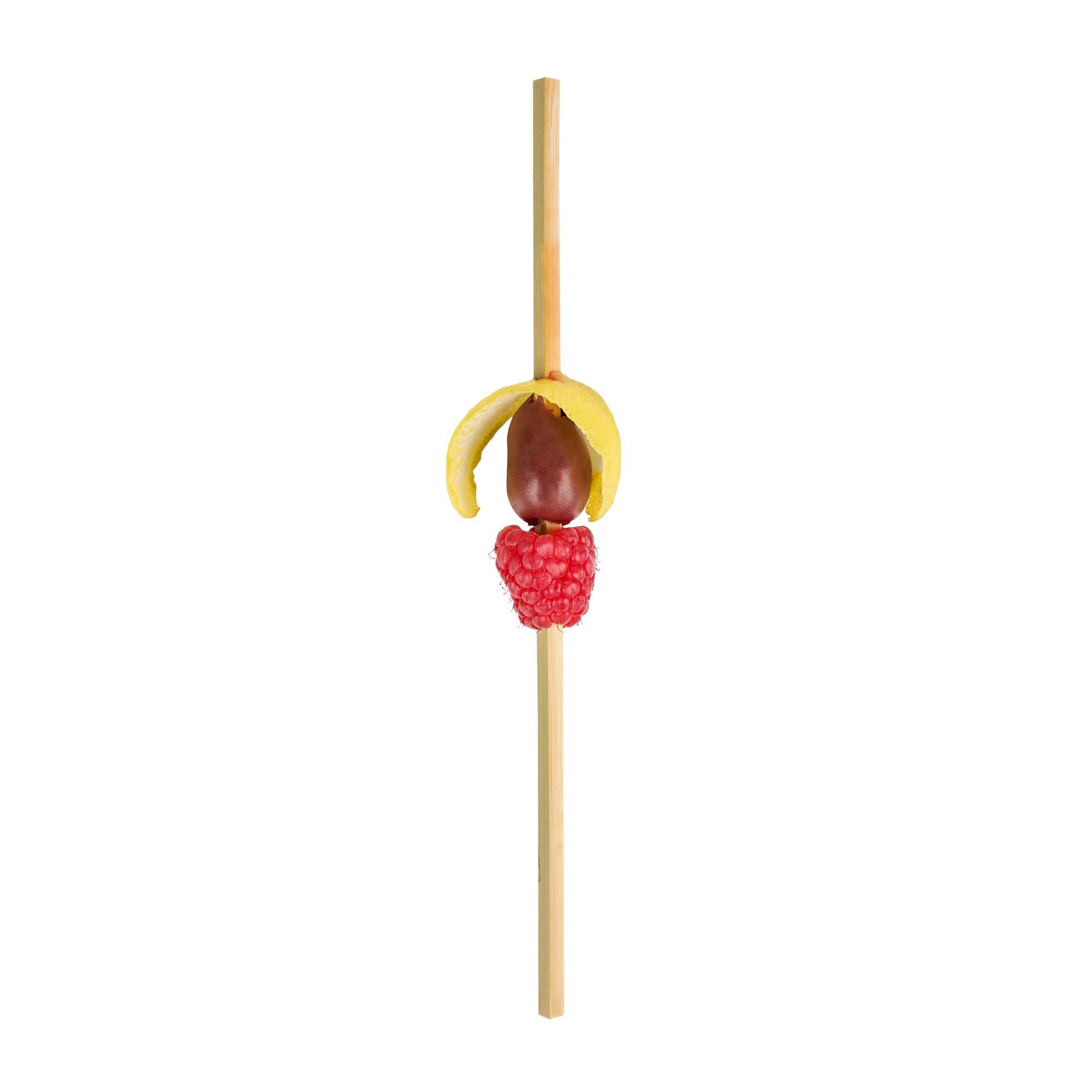 Pixy Natural Bamboo Triangle Skewer / Stirrer - 7 1/2" - 1000 count box
