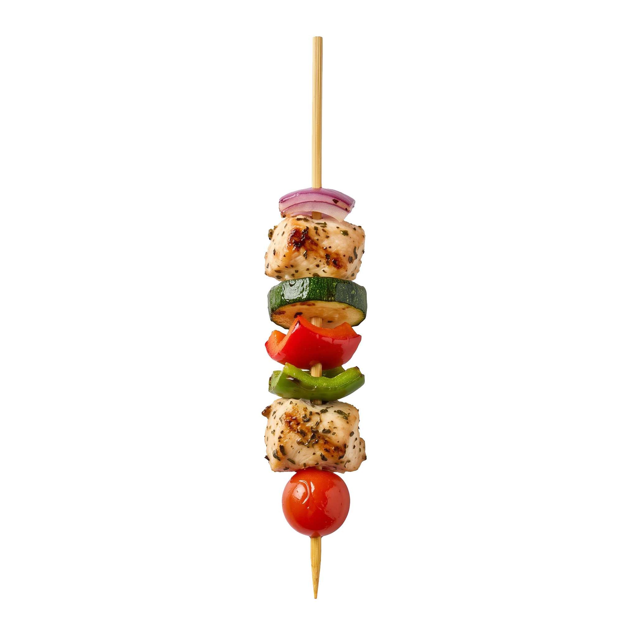 Pixy Natural Bamboo Pointed Square Skewer - 7" - 1000 count box