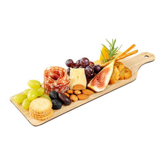 Nature Tek Bamboo Disposable Cheese / Charcuterie Board - 11 3/4