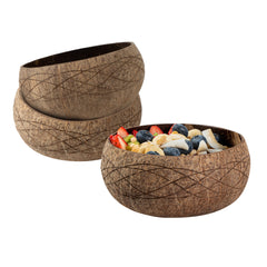 Coco Casa 21 oz Handmade River Coconut Bowl - 1 count box