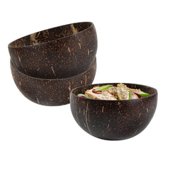 Coco Casa 10 oz Handmade Coconut Bowl - Polished - 10 count box