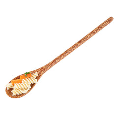 Coco Casa Natural Handmade Long Handled Coconut Spoon - 14 1/4