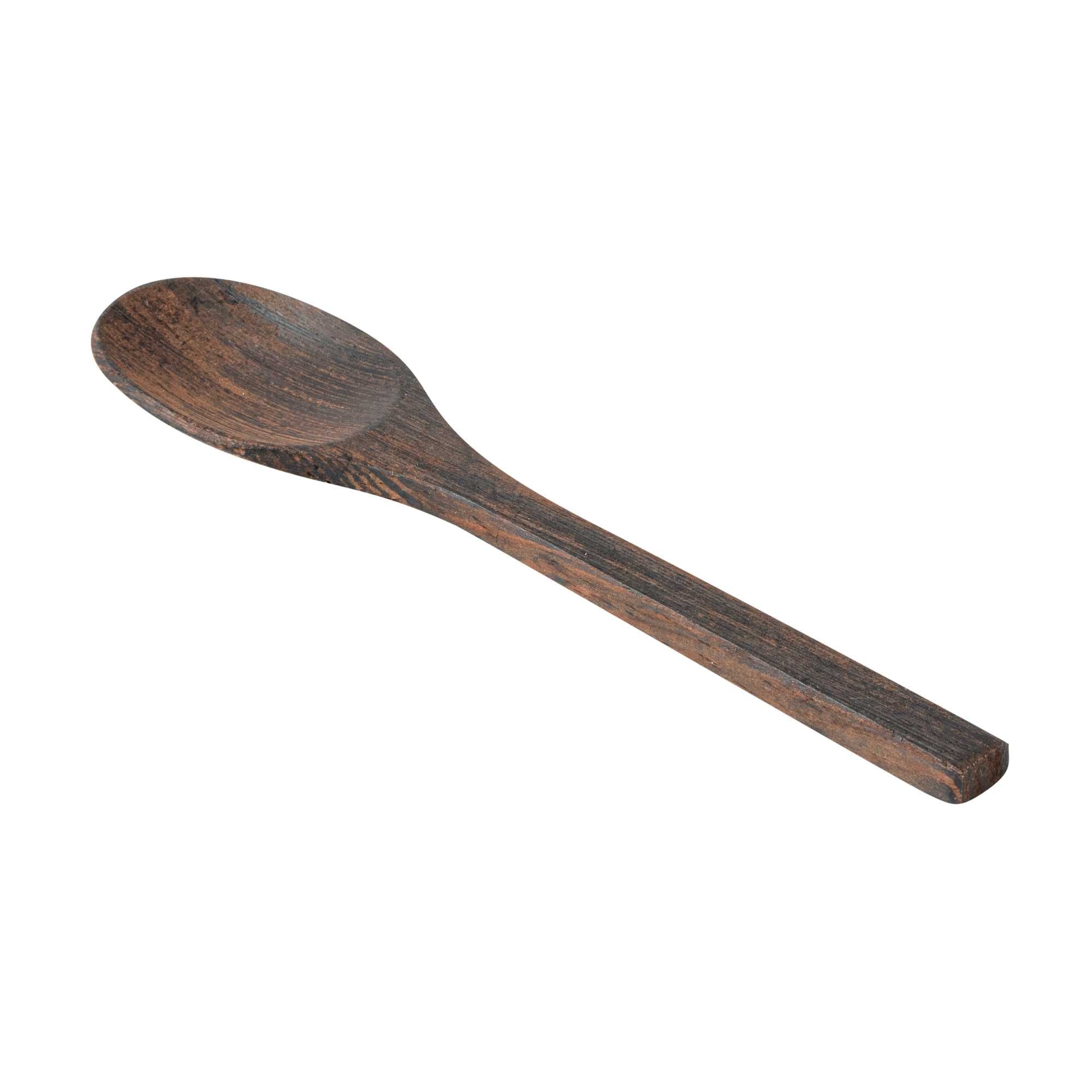 Coco Casa Ebony Wood Spoon - 6 1/4" x 1 1/2" - 500 count box