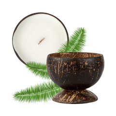 Coco Casa Handmade Coconut Candle Bowl - Mint Leaf and Eucalyptus - 4